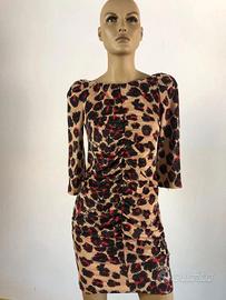 Tubino donna leopardato MISS SIXTY Taglia S