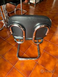 4 sedie Cantilever Modello Bauhaus colore Nero