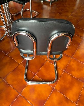 4 sedie Cantilever Modello Bauhaus colore Nero