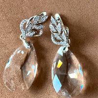 Orecchini con cristallo Searovski e zirconi