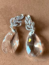 Orecchini con cristallo Searovski e zirconi