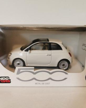 Fiat 500 Mondo Motors 1:43 Bianco Nuovo