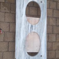 piano lavabo in marmo