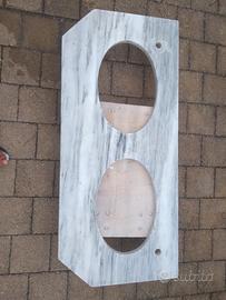 piano lavabo in marmo