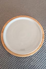 Piatto di Ceramica in Legno e Ceramica