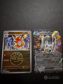 Togedemaru ex + Raichu Reverse Pokémon ITA