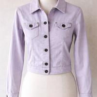 Giacca donna Sisley, tg 40, tg L, lilla, cotone