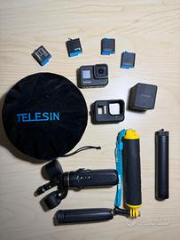 GoPro Hero 8 com accessori