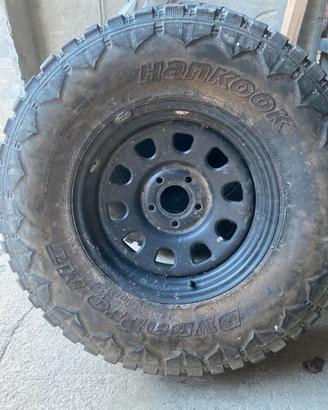 Gomme 35 12.50 17 e cerchi jeep wrangler