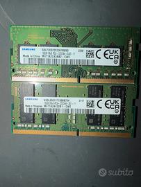 32gb ram ddr4 portatile 3200 samsung memoria 32 16