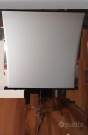 Telo proiezione Sopar, con treppiede