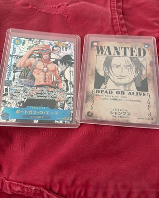 One piece manga ace op13 + wanted shanks op09