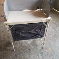 mobiletto cucina esterno campeggio