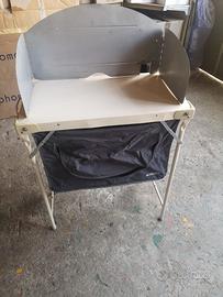 mobiletto cucina esterno campeggio