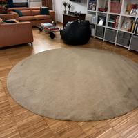 Tappeto tondo grande (Diametro 250 cm)  Beige