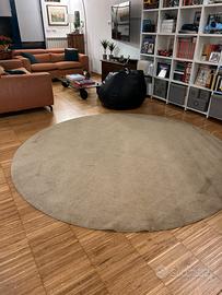 Tappeto tondo grande (Diametro 250 cm)  Beige