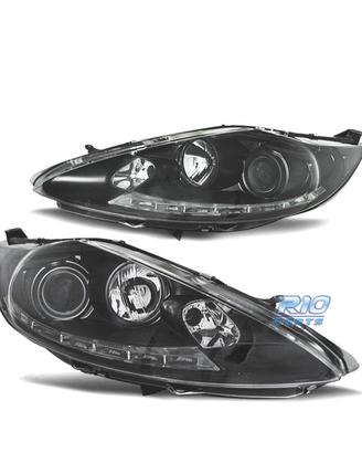 FARI FORD FIESTA 08-12 LUCE DIURNA NERO