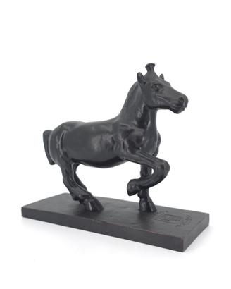 Scultura Cavallo In Bronzo Firmato Pierre Naël