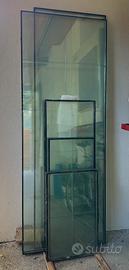 Set di n7 vetri 3+3mm con fresata interna