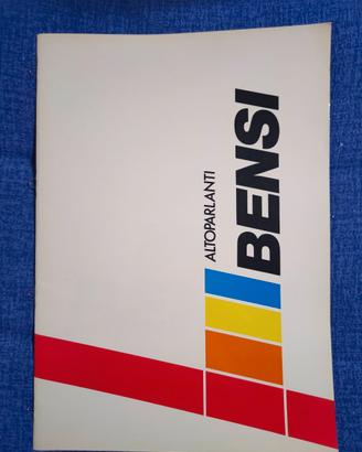 Catalogo  Bensi Hi-Fi car - anni 80