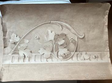 Bozzetti del 1900 per decorazioni palazzo