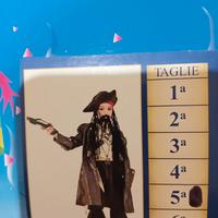 Vestito  carnevale  capitan jack