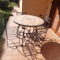Tavolo da Giardino con sedie 