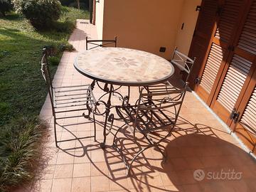 Tavolo da Giardino con sedie 