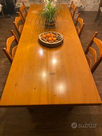 Tavolo con sedie 8/10 persone
