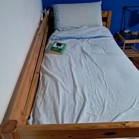 Letto doppio flexa con contenitori