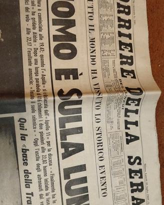 corriere della sera L'uomo sulla luna 1969