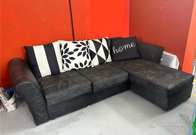 Divano 3/4 posti+chaise longue stile Industrial