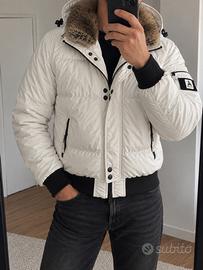 Breach-piumino Uomo bianco XL con cappuccio e pell