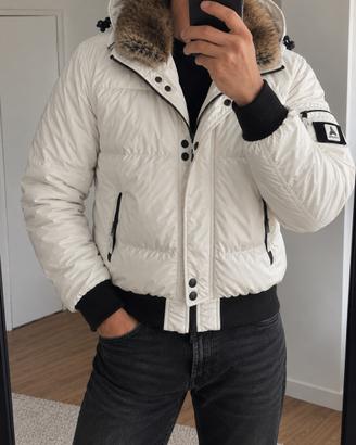 Breach-piumino Uomo bianco XL con cappuccio e pell