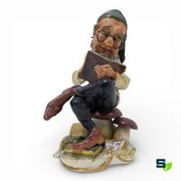 CAPODIMONTE SCULTURA ELFO LETTORE