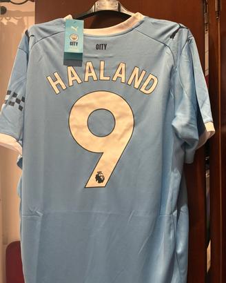 Maglia Haaland #9 Man City 25/26 nuova L