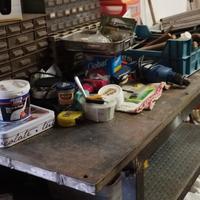 banco in ferro armadio in ferro