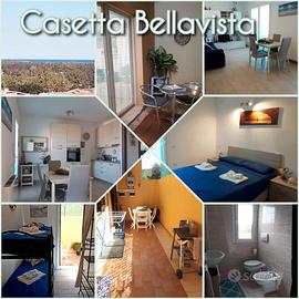 Trivano vista mare accessoriato con zona esterna