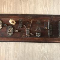 Espositore da ferramente antico vintage