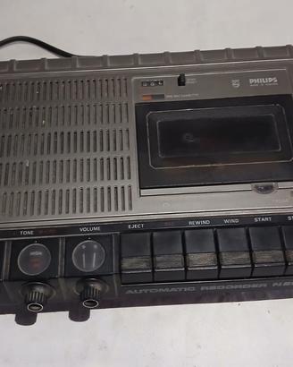 Philips N2212 Automatic Recorder Cassette Vintage 