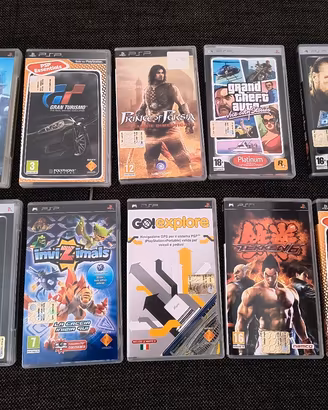 Lotto 10 giochi Sony PSP (PlayStation Portable)