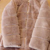 Giubbotto in pelliccia bambina