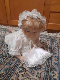 bambola in ceramica da collezione