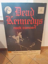 manifesto concerto e biglietto Dead Kennedys