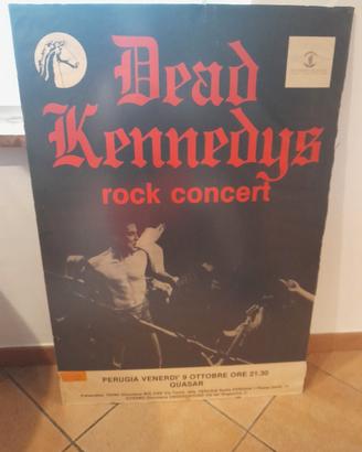 manifesto concerto e biglietto Dead Kennedys