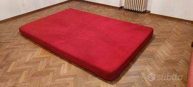 Materasso in gomma piuma +  rivestimento  lenzuola