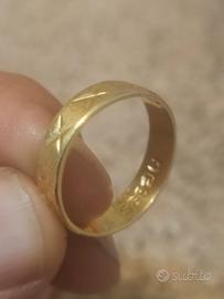 Anello oro , circa 3 carati 750