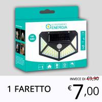 1 Faretto Esterno Crepuscolare Energia Solare 100