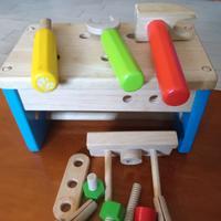 Gioco del falegname in legno