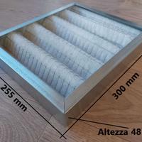 Filtro vmc ventilazione g4 48 x 255 x 300 mm NUOVO